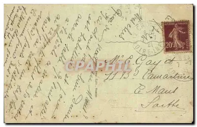 LE CROISIC (Loire-Inf.) — A Gruta do Areia-Fina — 4º milhar — Imp. Ed. Nantes — Verso