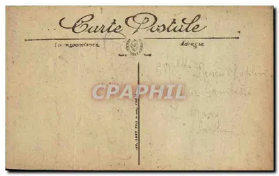 Croisic — Interior da Igreja — A Grande Nef — LL — Verso