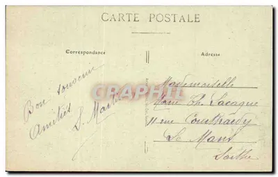 NANTES — Pałac Sądu i więzienie — Rewers