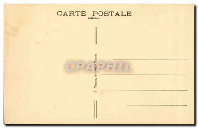NANTES — Muzeum Sztuk Pięknych — J. Nozais, wydawca Nantes — Rewers