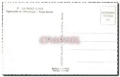 La Baule (L.-Inf.) — Esplanada Hermitażu - Plaża Benoît — Wydawnictwo Gaby — Rewers