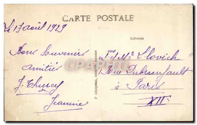 La Baule (Loire-Inf.) — Chałupy Remblai — P. Chapeau, wydawca, Nantes — Rewers