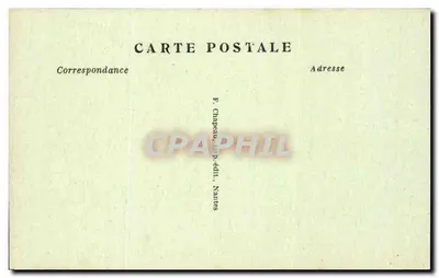 NANTES — Quai d'Orléans, a Eclusa — F. Chapeau, Imp.-editora, Nantes — Verso