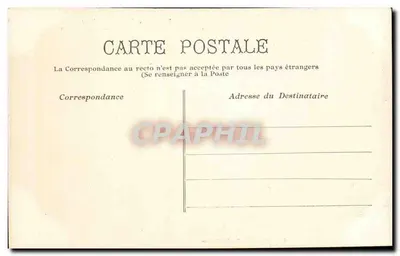 NANTES — El Jardín de las Plantas con el Campanario de Saint-Clément — Colección G. I. D., de Nantes — Reverso