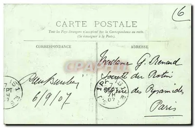 NANTES — A Bolsa e o Quai Duguay-Trouin — Edição Nerritres, n° 121 — Verso