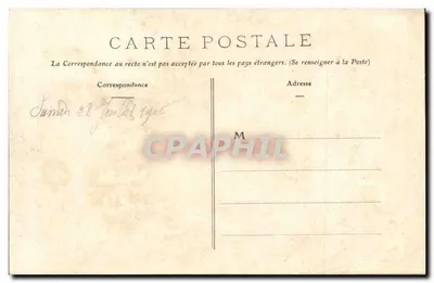 Do Pouliguen ao Croisic - A Grande Côte - Efeito de Onda — Coleção A. Thurel, editor, Nantes — Verso