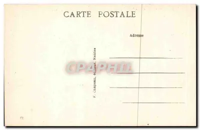 La Bernerie (Loire-Inf.) — Brzeg plaży i przeszkoda skalna na morzu — F. Chapeau, Nantes — Rewers
