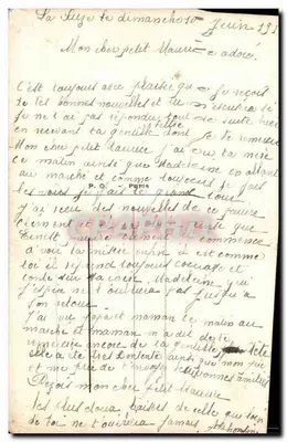Arranjo de flores azuis e laço — AMIZADE VERDADEIRA — editor desconhecido — Verso