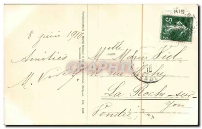 Flores e bagas de hibisco — edição Parchemichlhardt & Co. — n° 107 — Verso