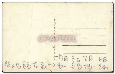 Bukiet fiołków i mimoz — Szczęśliwego Dnia — DIX PARIS 2138 — Rewers