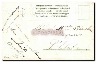 Przyjaźń — Miła i szczera — Wydawca nieznany, nr serii nie widoczny — Rewers