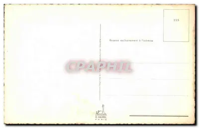 Arranjo de flores — Boa Festa — R. Hamel, Paris — Verso