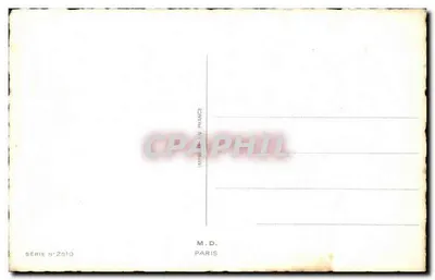 Bukiet dafli — Szczęśliwego dnia — M.D. Paryż, seria n°2810 — Rewers