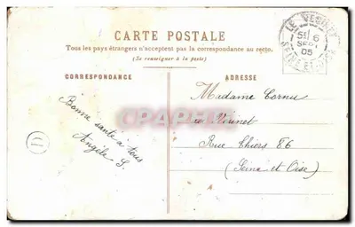 Primevères ogrodowe — seria A — wydawca nieodczytelny — Rewers