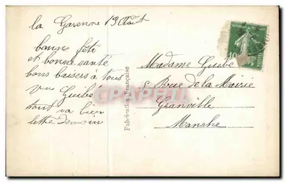 Ciclames em cesta — SAPi Paris 1009 — editor SAPi — Verso