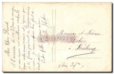 Bouquet van rozen en chrysantemen — REX 4781 — Uitgever REX — Achterkant