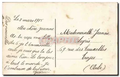 Kwiaty w naczyniu — wydawca JK, n° 283 — Rewers