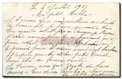 Arranjo de rosas — 'Feliz Festa' — Novella n°780 — Verso