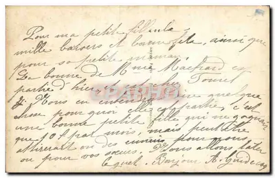 Arranjo de flores — Boa Festa — ZED 205 — Verso