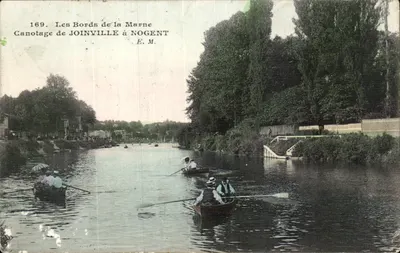 As margens da Marne — Canoagem de JOINVILLE a NOGENT — E. M. n°169