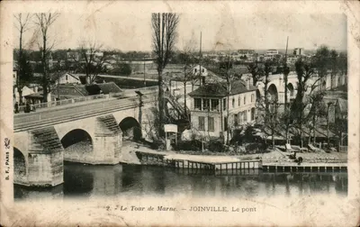 O Tour de Marne — JOINVILLE. O ponte — B. F. PARIS