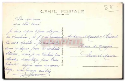 Plombières-les-Bains — Vista generale — Edizione Ch. Renaud — Verso
