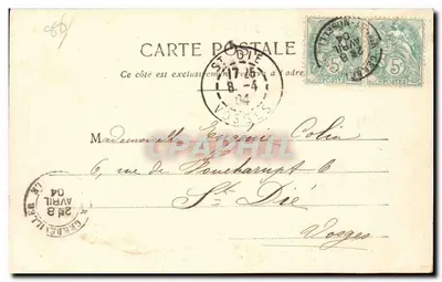Gerbéviller — Uitzicht op L'Hélichamp — Léonard, boekhandelaar — Achterkant