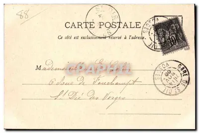 Saint-Dié — Kolegium — Wyd. Al. Tournier, Saint-Dié — Rewers