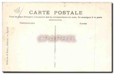 Épinal - Ogólny widok — seria 4 — wydawca Homeyer i Euret — Rewers