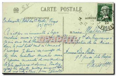 Contrexéville (Vosges) — Hotel Cosmopolitain — Ad. Weick, Saint-Dié, nr 5779 — Rewers