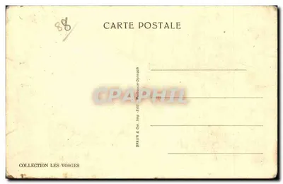 A Moselotte a jusante do ponte — Cornimont — Braun & Cie, Imp. Édit. Mailhouse-Dornach — Verso