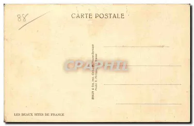 La Bresse (Vosgi) — Katedra — Braun & Cie, Mulhouse-Dornach — Rewers