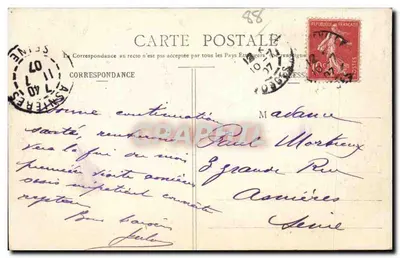 Vittel (Vosges) — Carino w Dzień Świąteczny — Wyd. A.D. Weick — Rewers