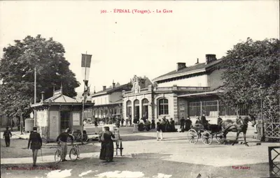 Épinal (Vosges) - La Gare — A. Bouteillar, photo-Salt, Philani