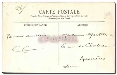Contrexéville — Aleje w Parku — LL. nr 56 — Rewers