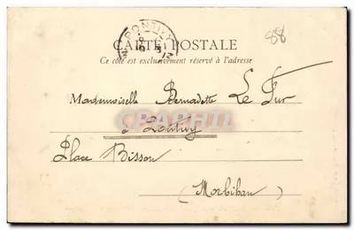 Estabelecimento de Martigny-les-Bains — O Kiosque da Música — Rocher-Dubois, editor, Martigny-les-Bains (Vosges) — Verso