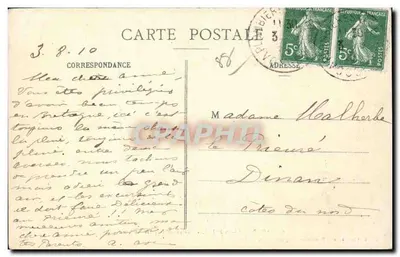 Plombières-les-Bains — Vista geral tirada do Norte — Louis Kastener, editor — Verso