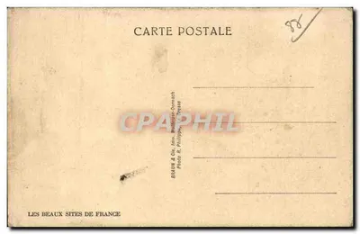 La Bresse (Vosges) — Monument aos Mortos da Guerra 1914-1918 — editor Braun & Cie, Dornach — Verso
