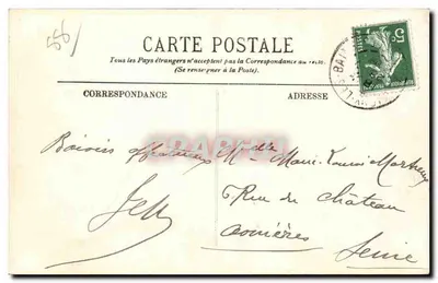 Martigny-les-Bains — Pont sur l'Étang et le Kiosque — Édition Legras, n°24 — Verso