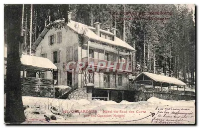 Géardmer - Saut des Gouves'ın Büyük Karlarla Görünümü — Homemeyer & Châtel