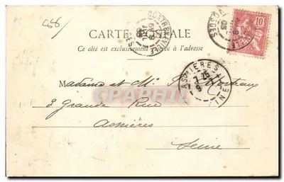 Épinal — O 5 godzinie rano — Druk. Ad. Weick, Saint-Dié, Złożone N° 4818 — Rewers