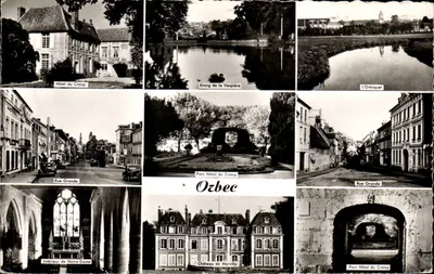 Orbec-en-Auge — Vista panorâmica — Cie des Arts Photomécanique, Paris