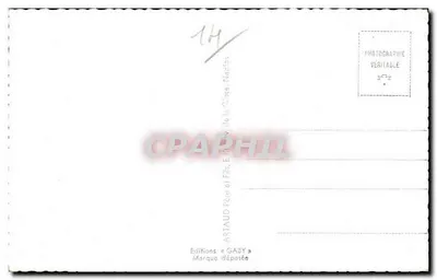 Orbec — Vista Geral, Torre da Igreja de Nossa Senhora, Castelo de la Vespière, Rue Grande e Velha Casa Normanda — Éditions Gaby, Nantes — Verso