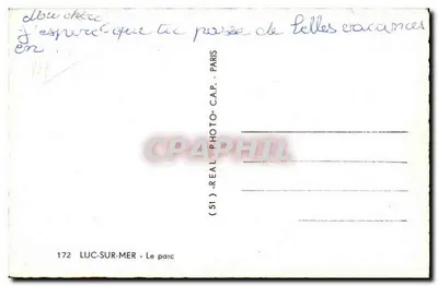Luc-sur-Mer — Park — CPAPHIL - Paryż — Rewers