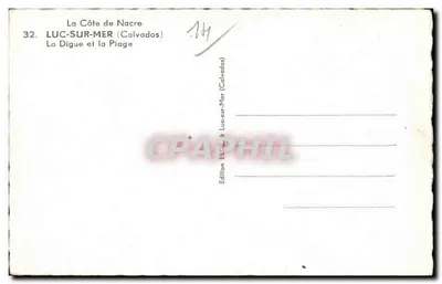 Luc-sur-Mer — A Digue e a Praia — Edição EL.D. em Luc-sur-Mer — Verso