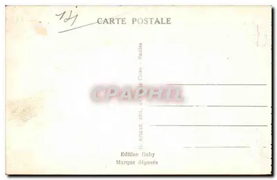 Luc-sur-Mer (Calvados) — A Digue e a Praia — G. Artaud, edit. Gaby — Verso