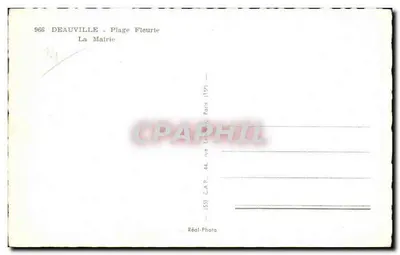Deauville - Praia Florida - A Prefeitura — Verso