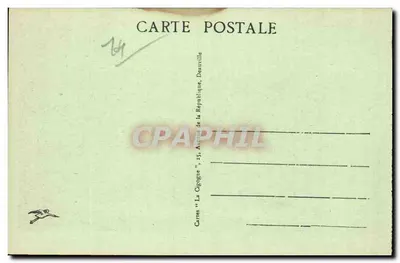 Deauville, a Praia Florida — Praça e Hotel Morny — editor La Gigogne, n°9 — Verso
