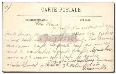 Deauville-sur-Mer — Castelo Bel-Abri — Os Comuns — Verso