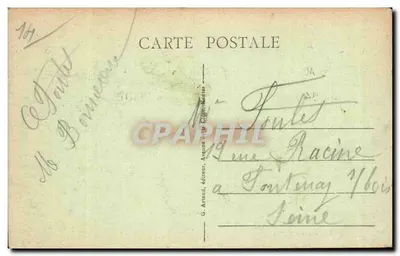 Deauville, 'A Praia das Flores' — O Hotel Normandy — G. Arrond, editor — Verso